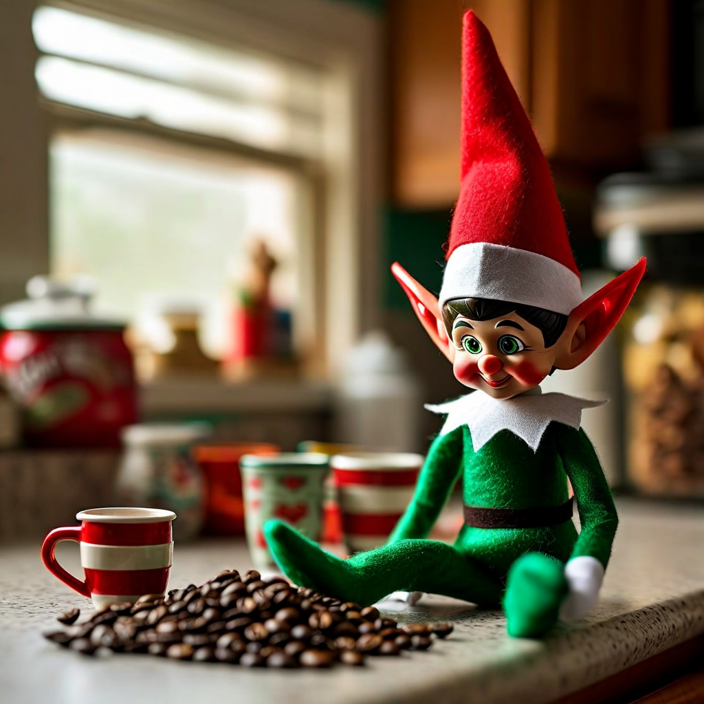 Rampenissestreker - Liten kaffebar på kjøkkenbenkene | Gode idéer for din  Rampenisse, image size:1024x1024